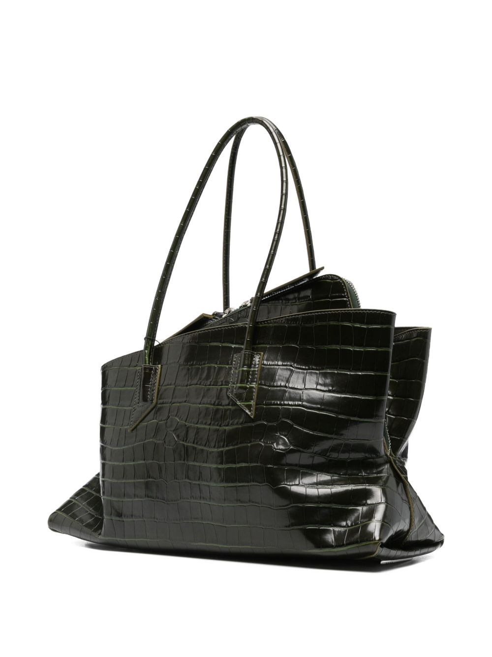The Attico Women La Passeggiata Medium Leather Shoulder Bag THE ATTICO