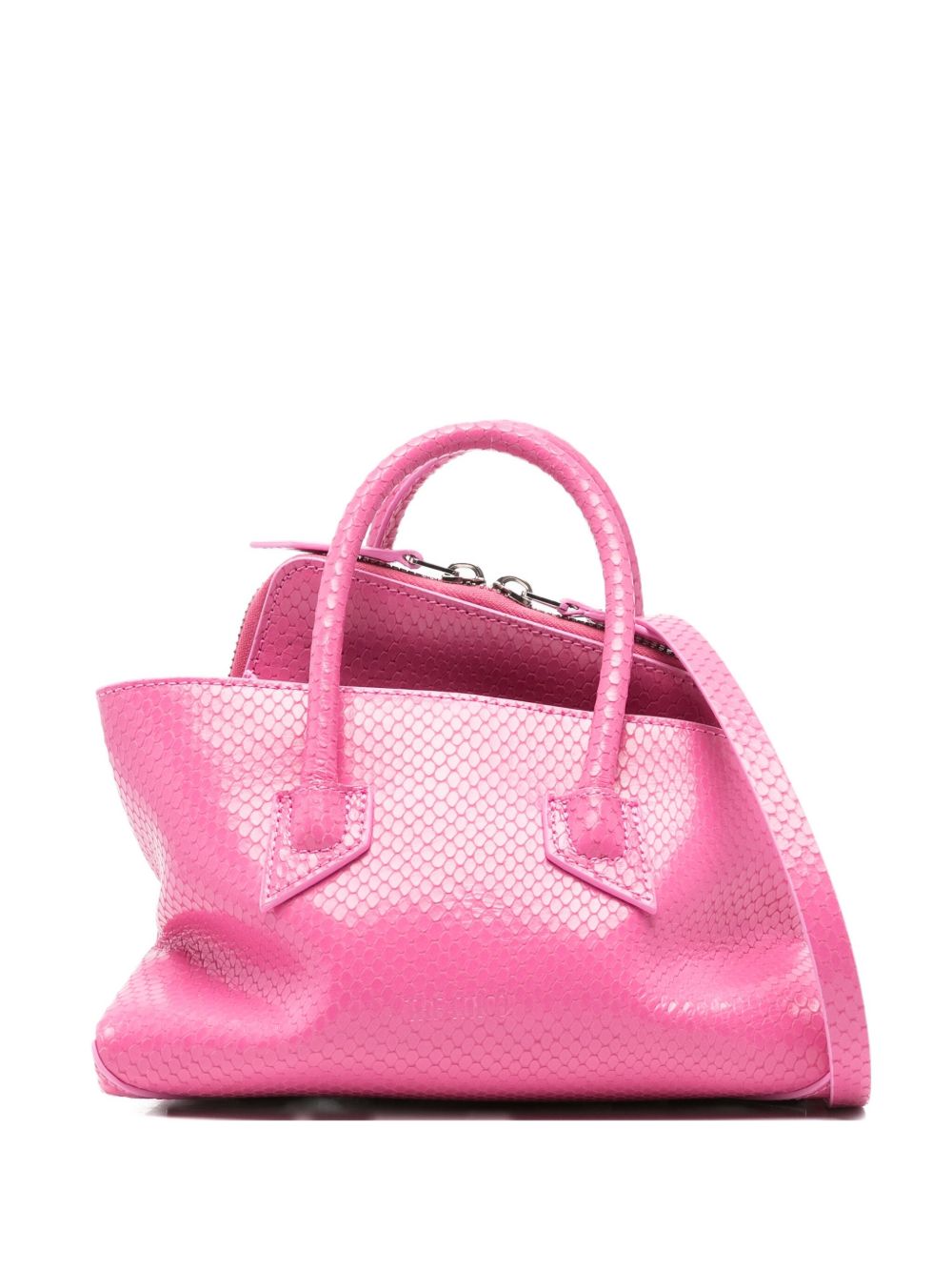 The Attico Women La Passeggiata Mini Leather Shoulder Bag THE ATTICO