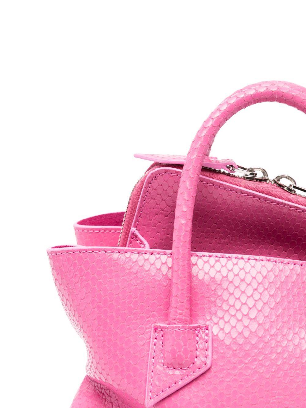 The Attico Women La Passeggiata Mini Leather Shoulder Bag THE ATTICO