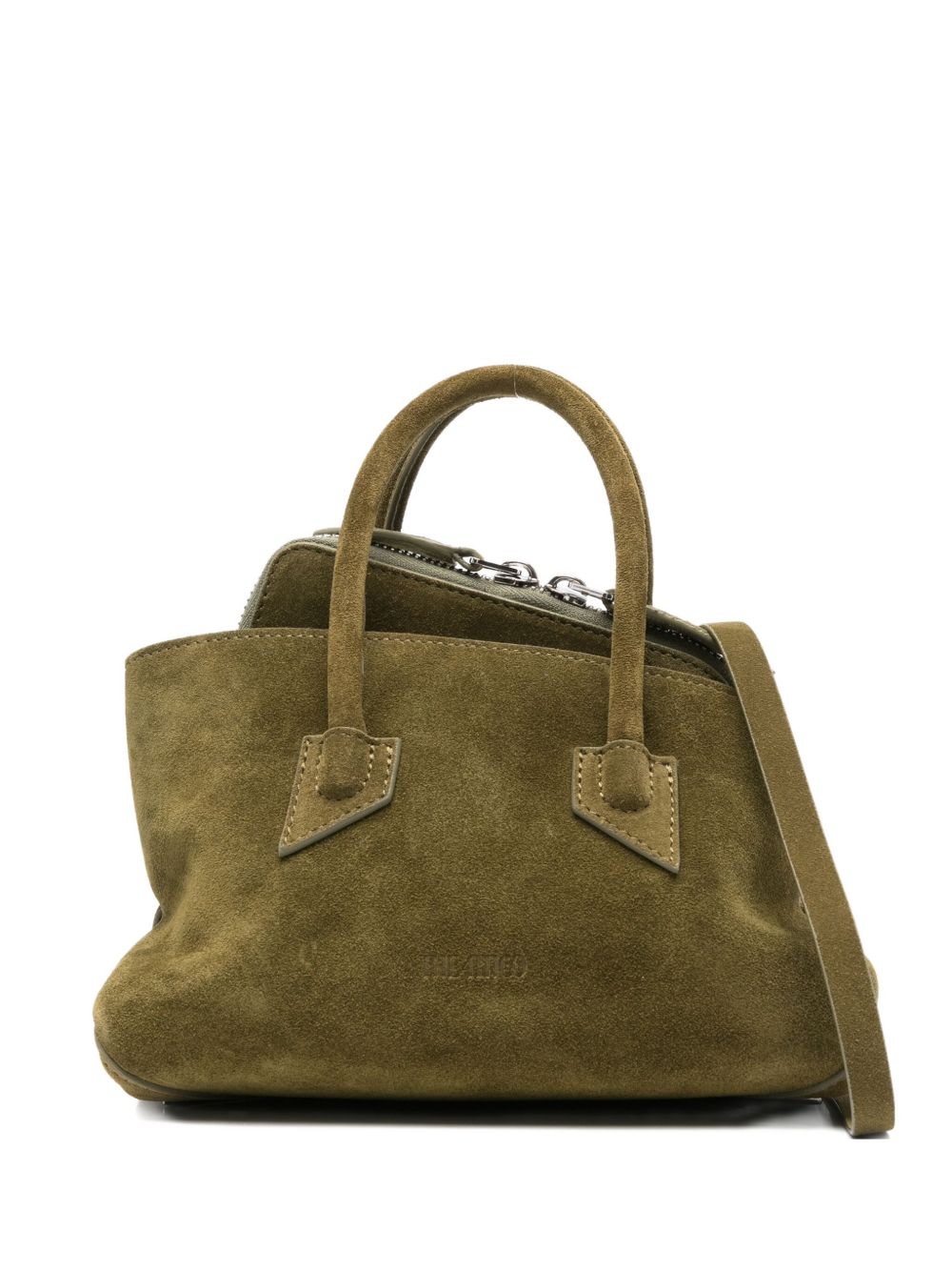 The Attico Women La Passeggiata Mini Leather Handbag THE ATTICO