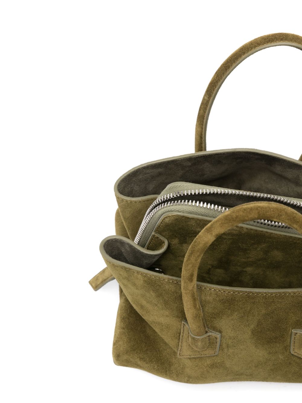 The Attico Women La Passeggiata Mini Leather Handbag THE ATTICO