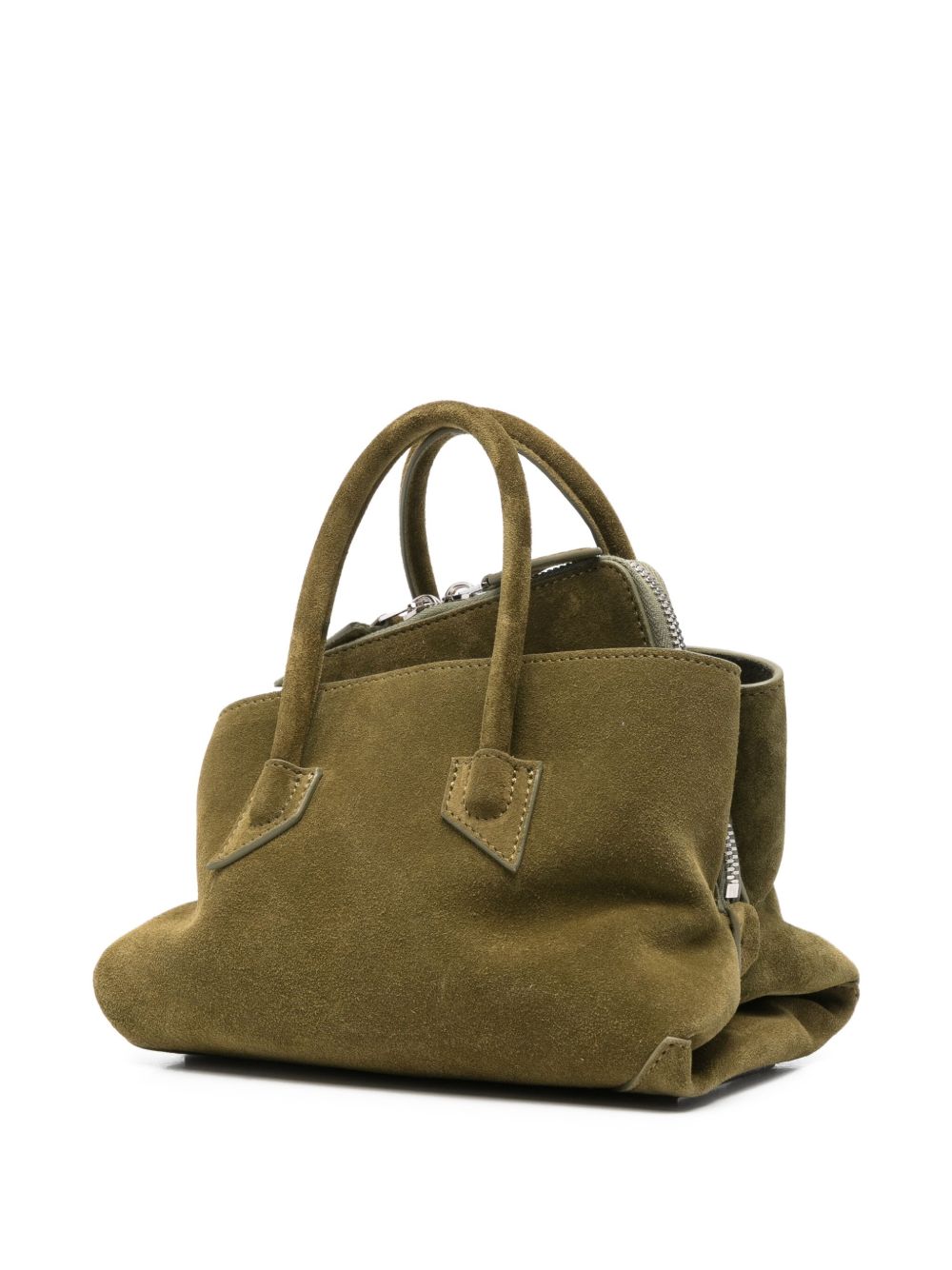 The Attico Women La Passeggiata Mini Leather Handbag THE ATTICO
