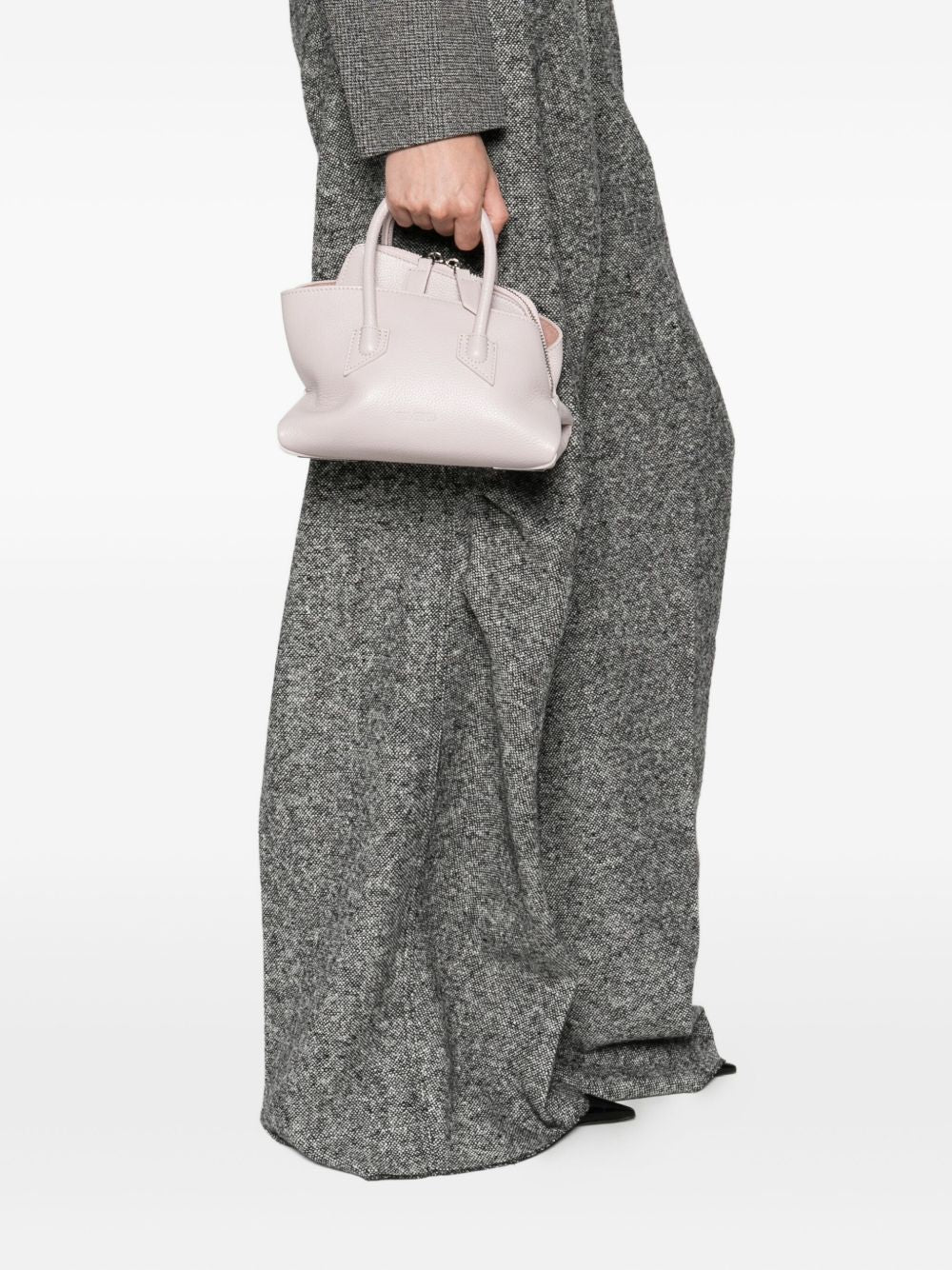 The Attico Women La Passeggiata Mini Leather Shoulder Bag THE ATTICO