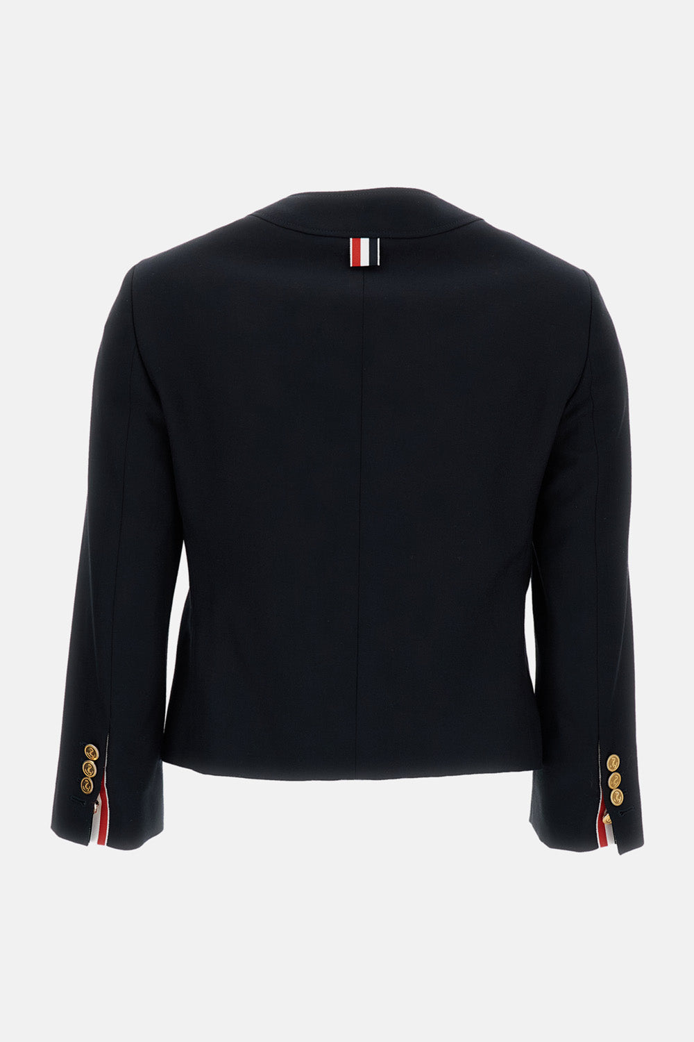 Thom Browne Women V-Neck Cardigan Jacket In Hopsack Suiting THOM BROWNE