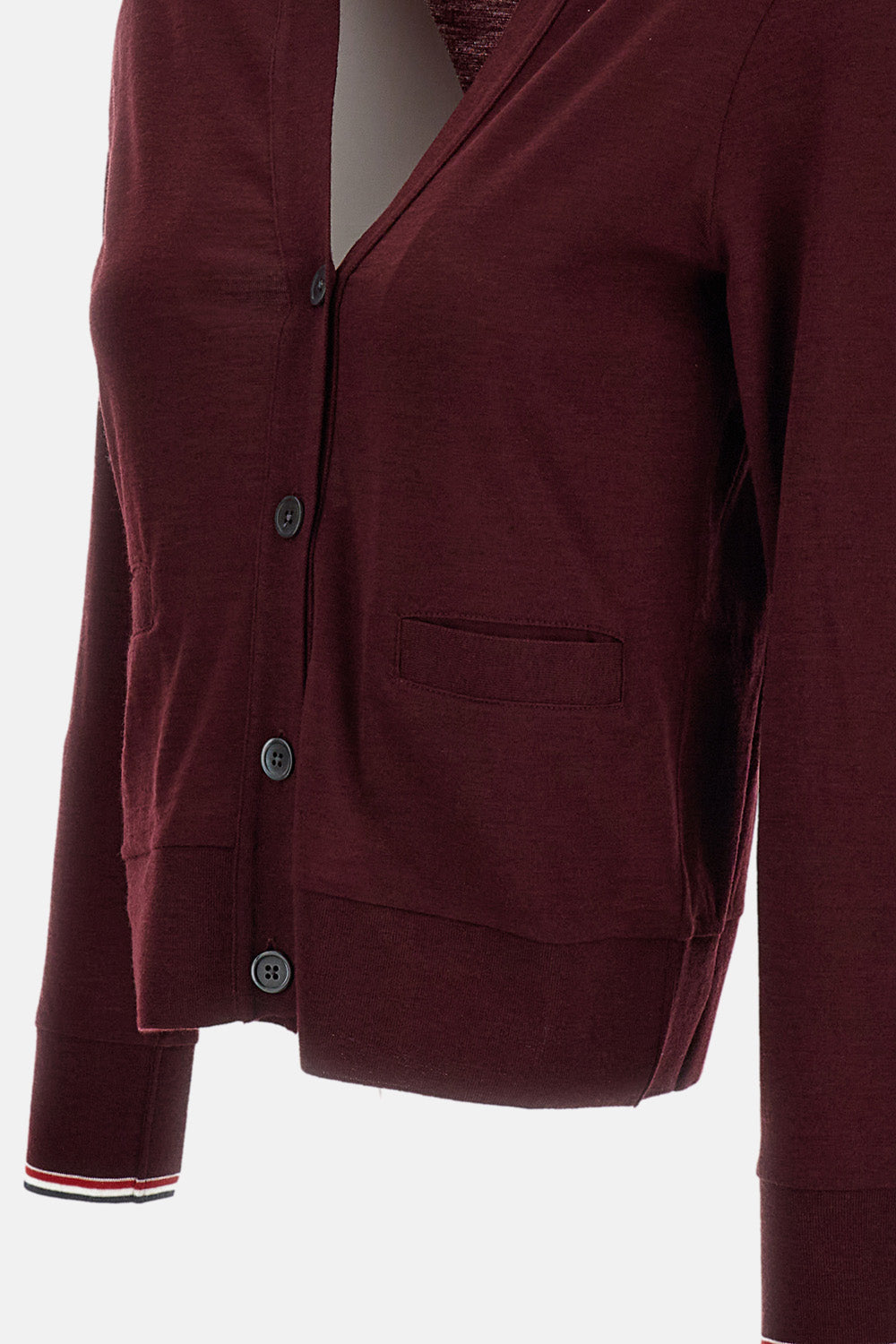 Thom Browne Women Wool Jersey Cardigan THOM BROWNE