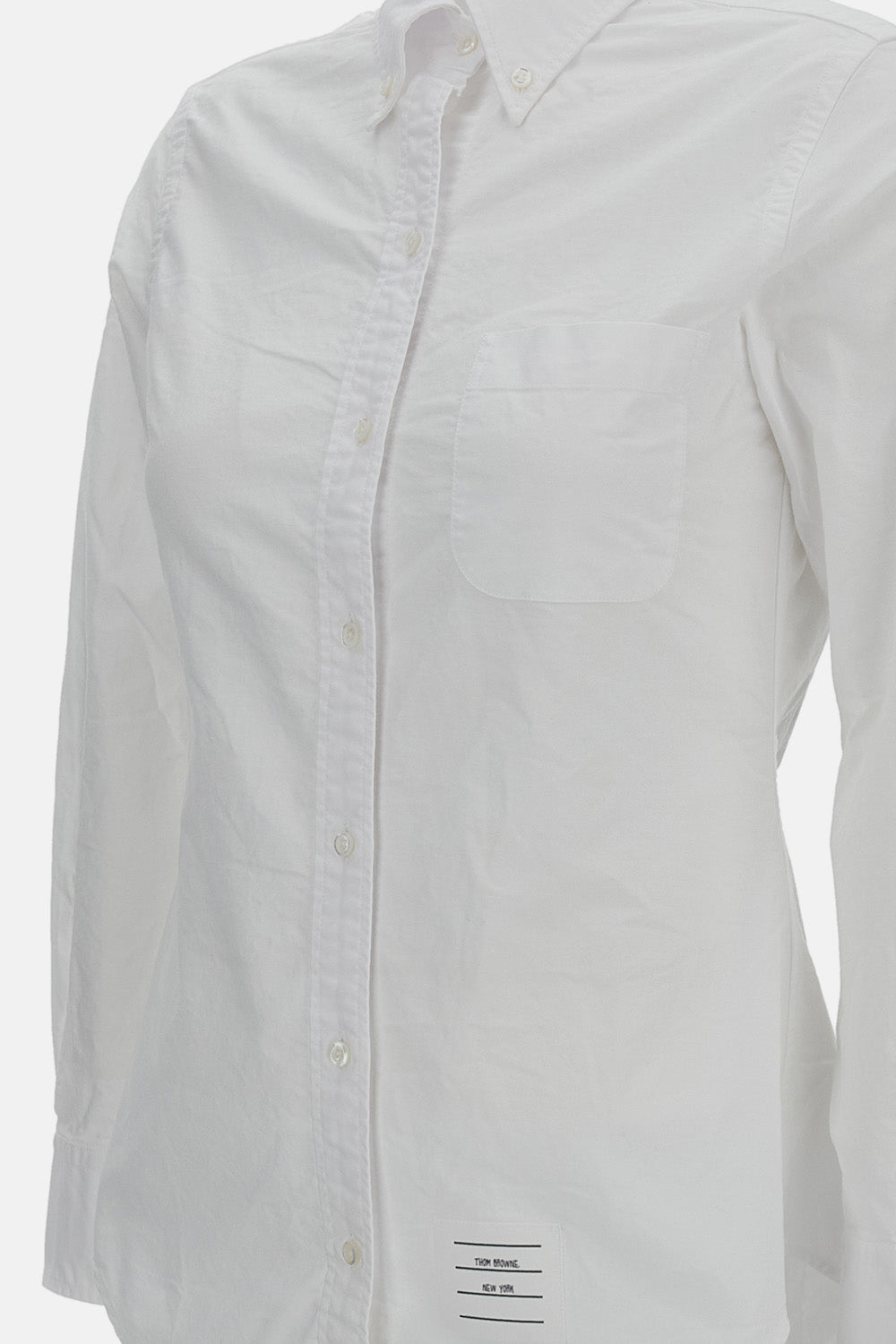 Thom Browne Women Classic Collar Shirt In Oxford THOM BROWNE