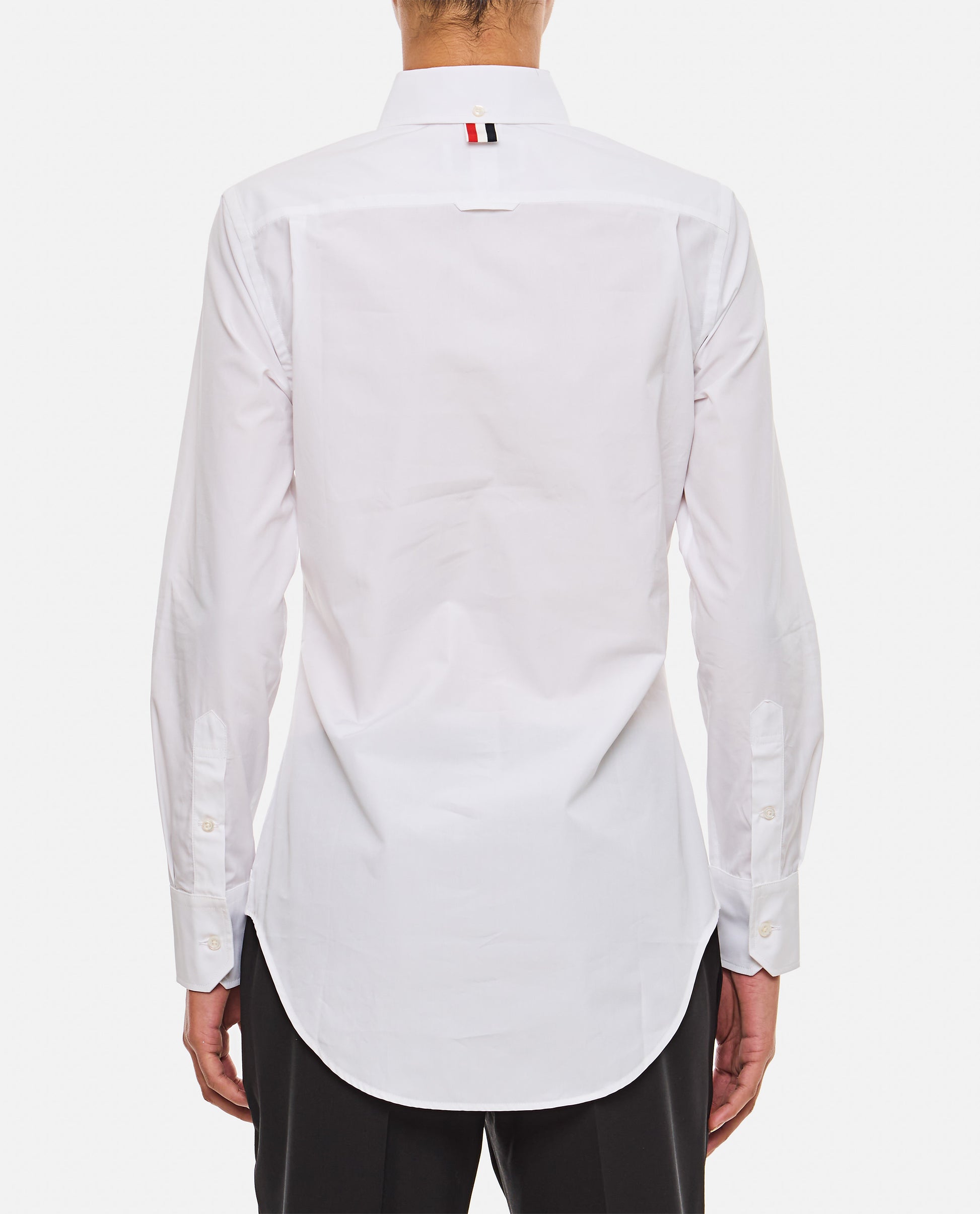 Thom Browne Women Classic Point Collar Poplin Shirt THOM BROWNE