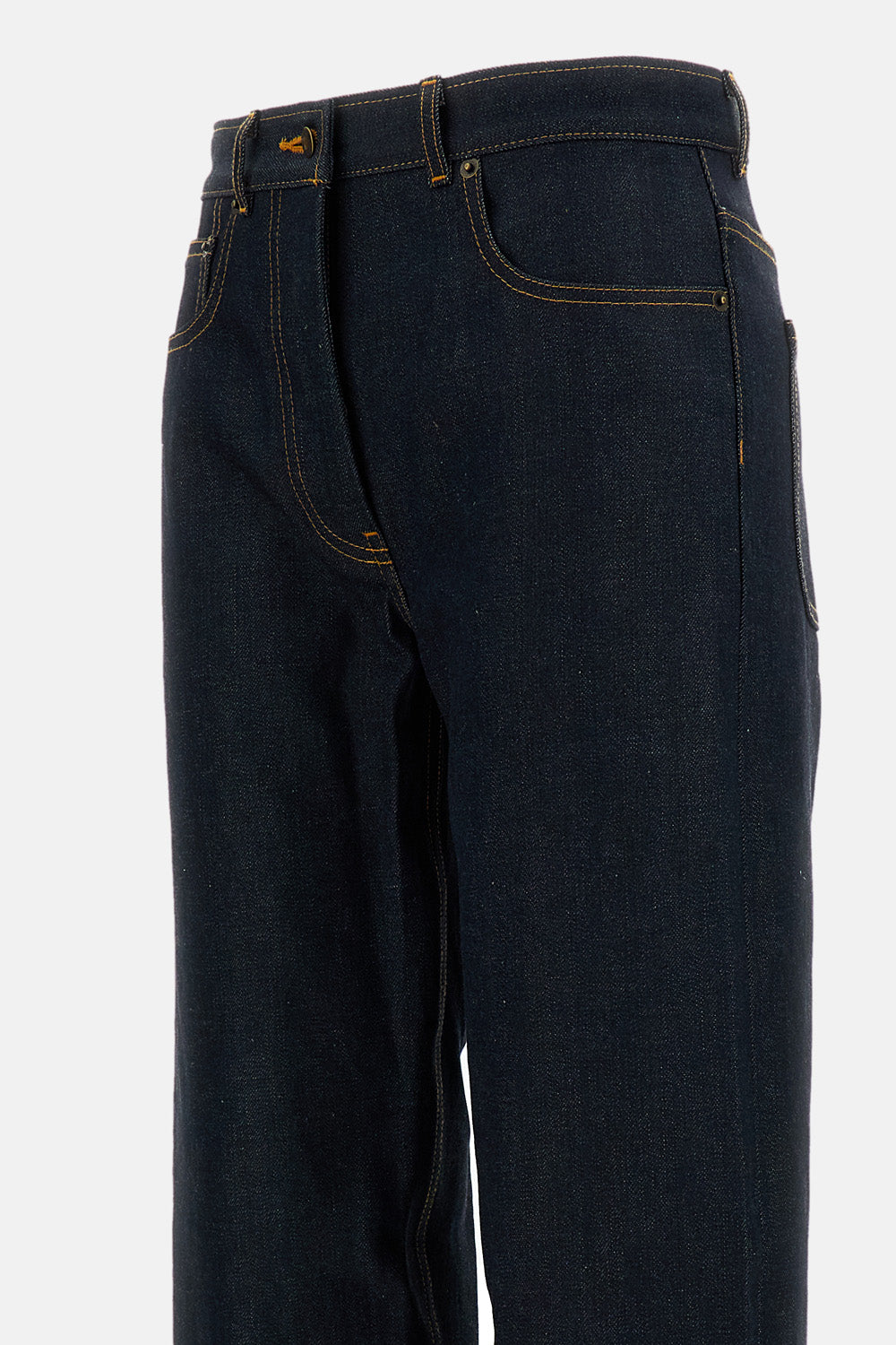 Thom Browne Women Classic 5-Pocket Denim Pant In Japanese Selvedge Denim THOM BROWNE