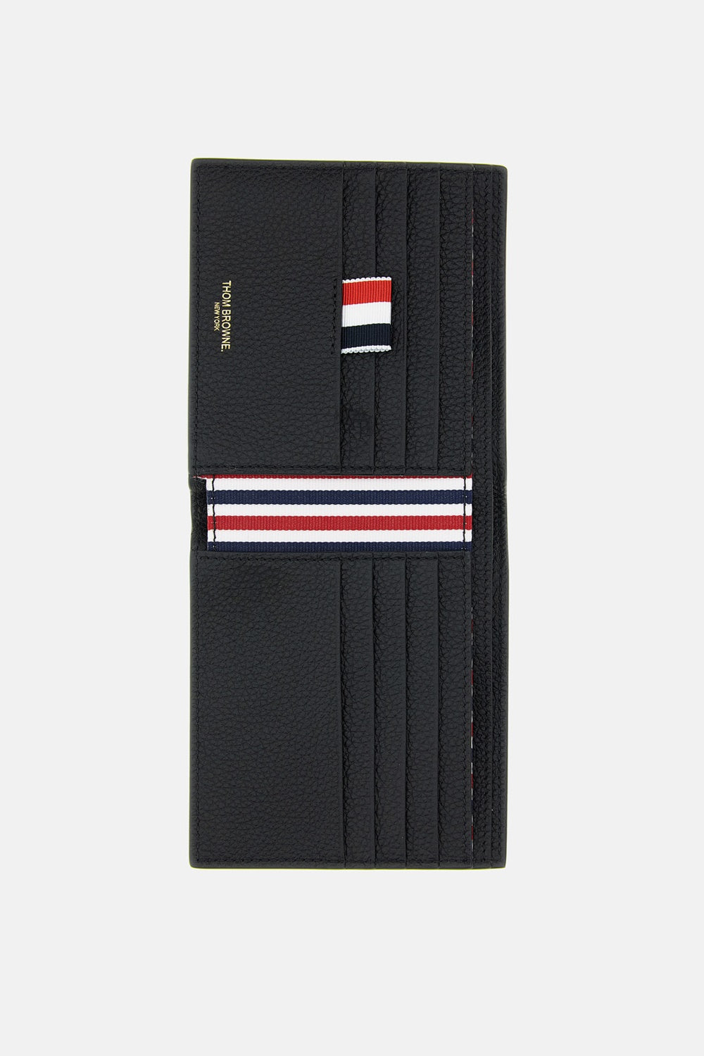 Thom Browne Men Billfold In Soft Pebble Grain Leather THOM BROWNE