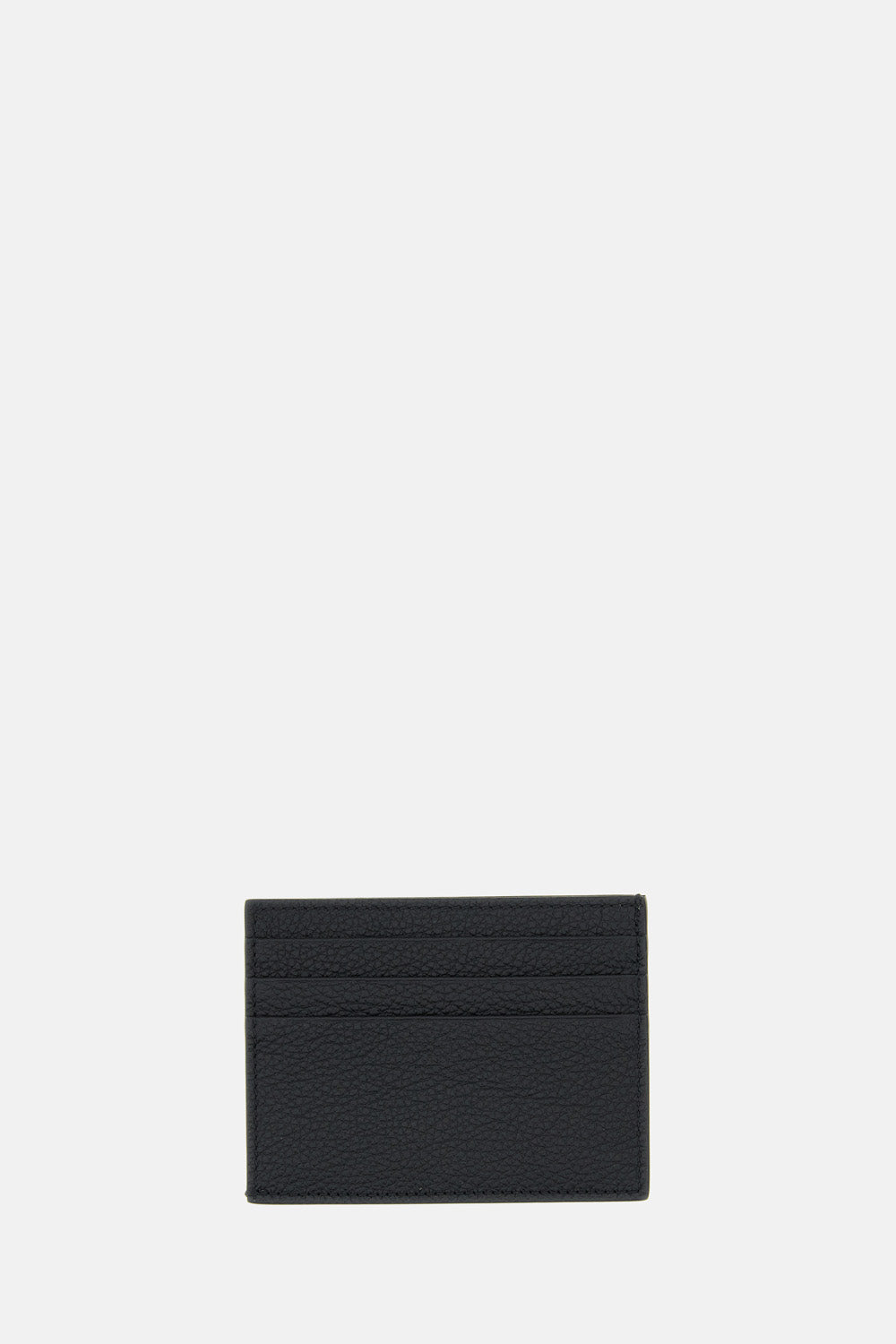 Thom Browne Men Single Card Holder Soft Pebble Grain Leather THOM BROWNE