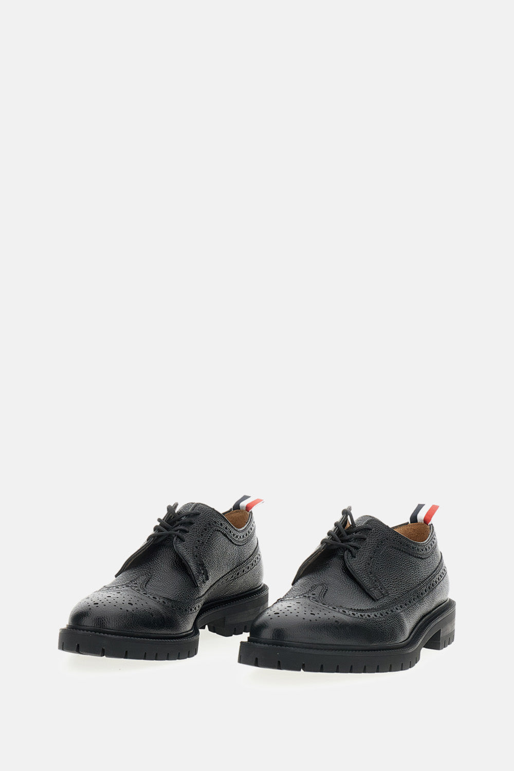 Thom Browne Men Pebble-Grain Leather Longwing Brogues THOM BROWNE