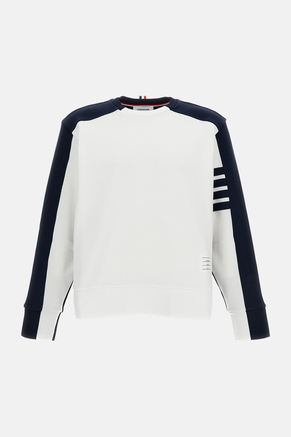 Thom Browne Men 4-Bar Colorblock Crewneck Sweatshirt THOM BROWNE