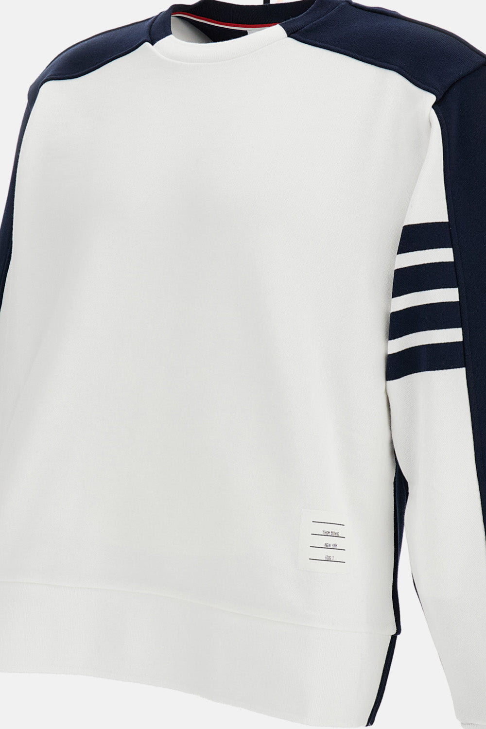 Thom Browne Men 4-Bar Colorblock Crewneck Sweatshirt THOM BROWNE