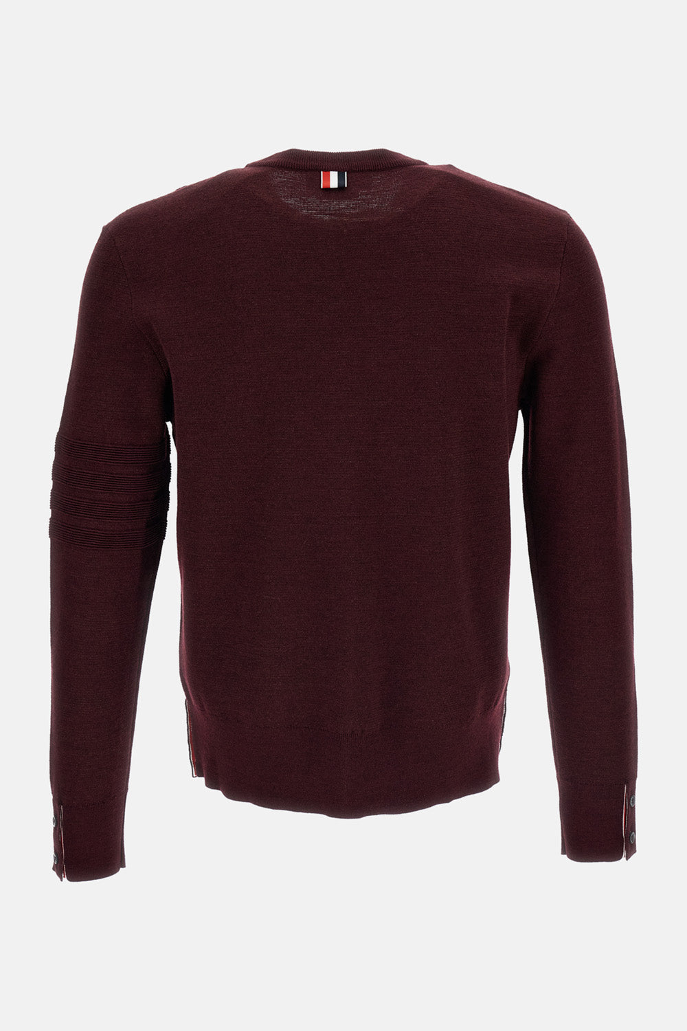 Thom Browne Men Ottoman Milano Stitch 4-Bar Bomber Pullover THOM BROWNE