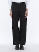 Thom Browne Men Wide Leg Chap Painter Pants In Cotton Twill THOM BROWNE