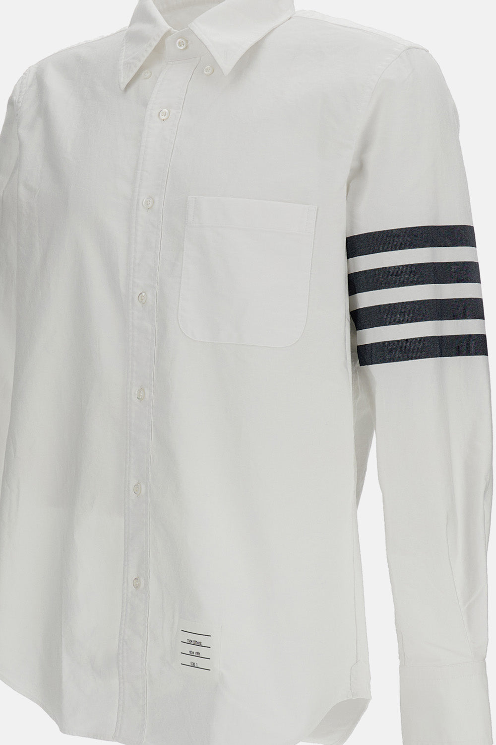 Thom Browne Men Straight Fit B/D L/S Shirt In Engineered 4 Bar Oxford THOM BROWNE