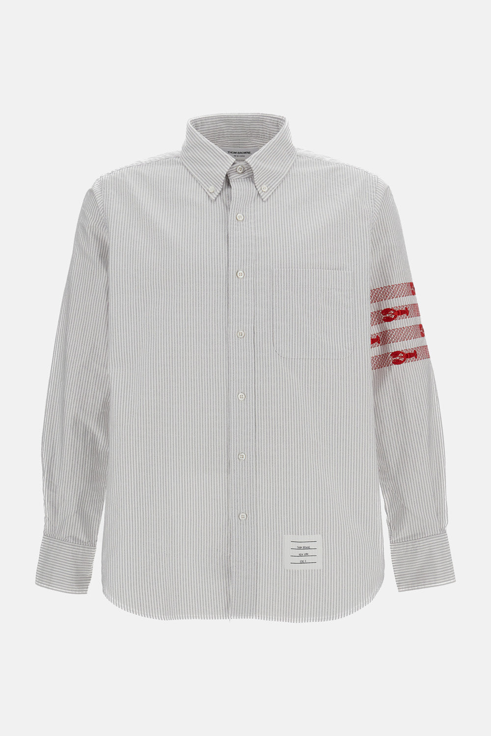 Thom Browne Men University Stripe 4-Bar Lobster Oxford Shirt THOM BROWNE