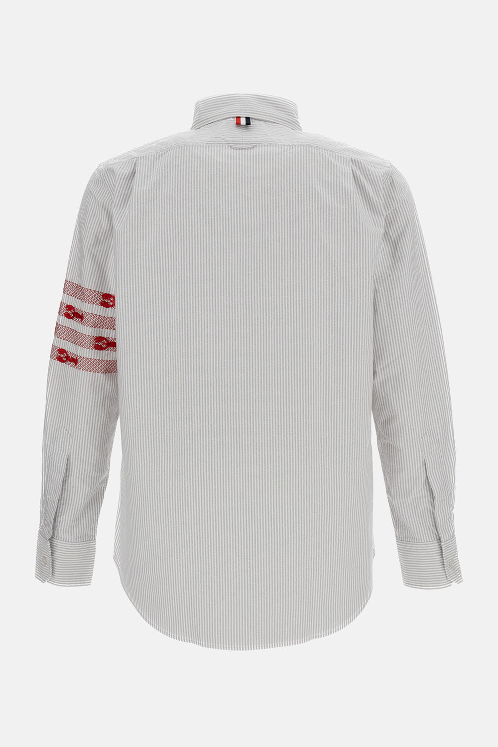 Thom Browne Men University Stripe 4-Bar Lobster Oxford Shirt THOM BROWNE