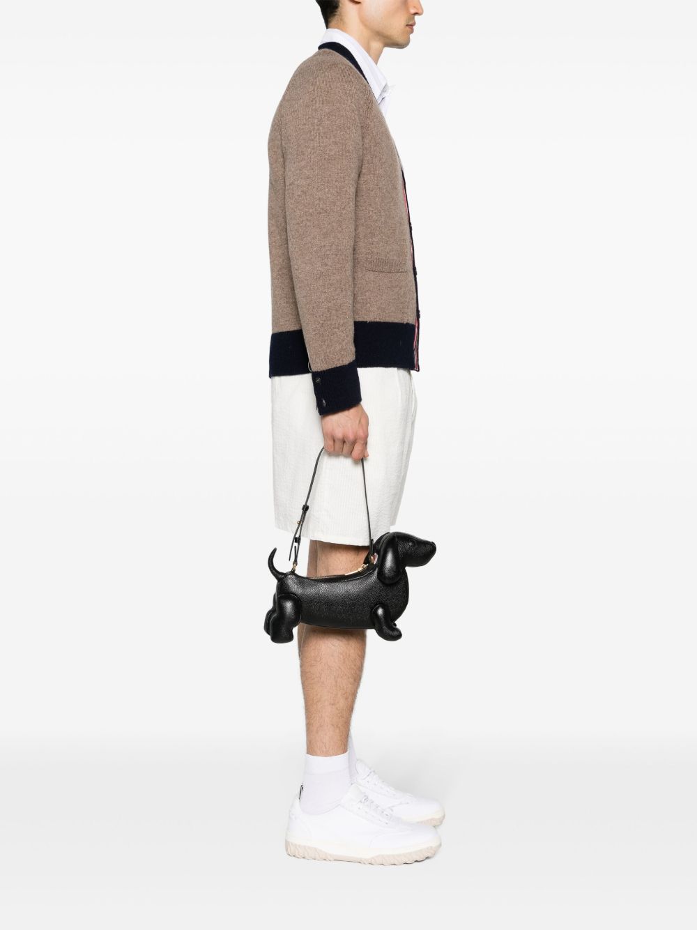 Thom Browne Women Beby Hector Leather Shoulder Bag THOM BROWNE