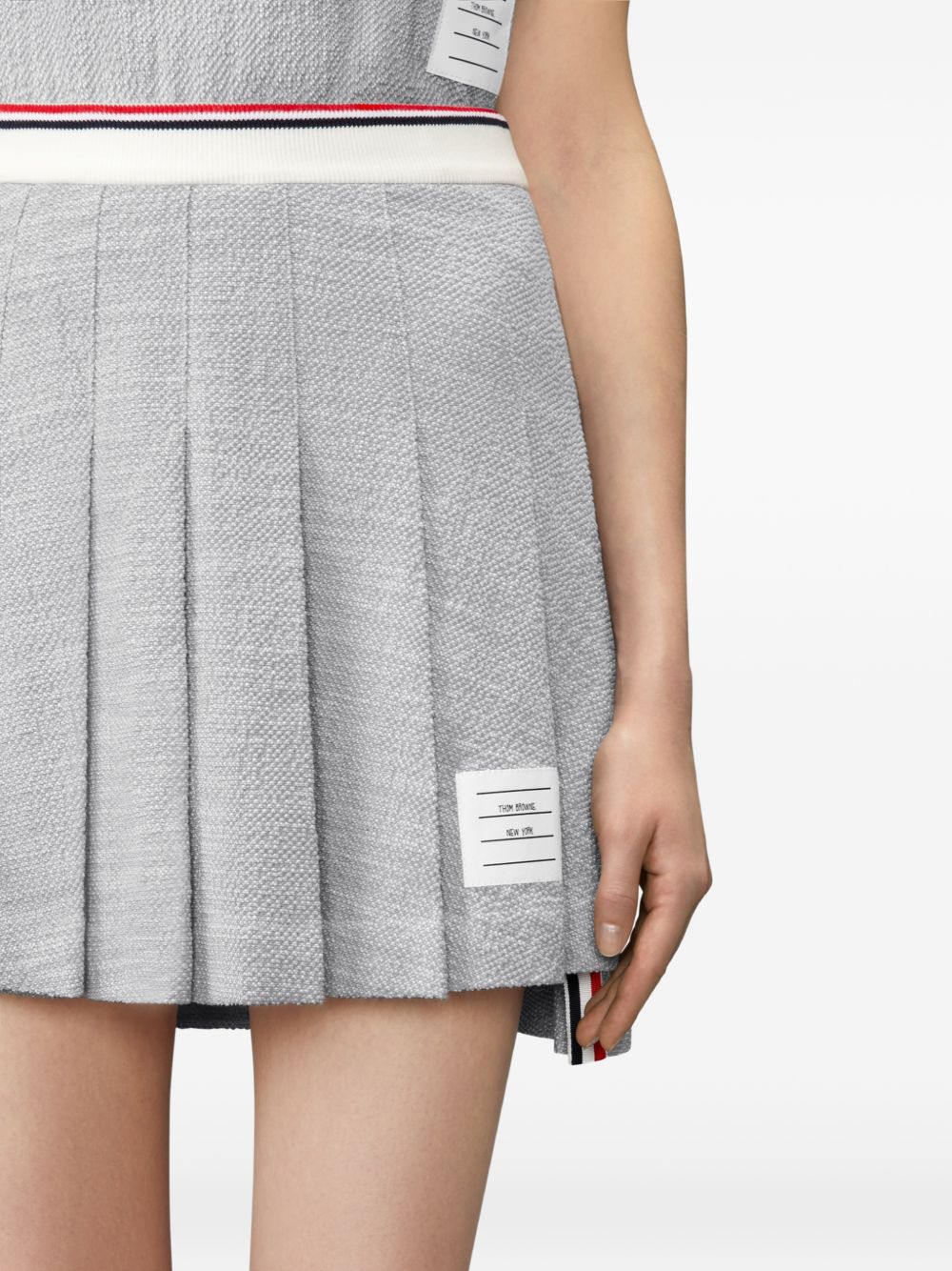 Thom Browne Women Cotton Mini Skirt THOM BROWNE