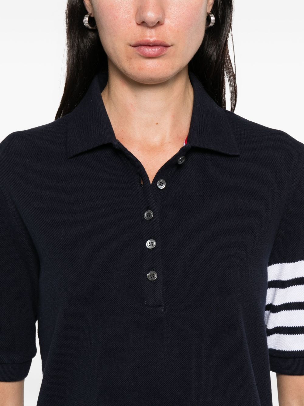 Thom Browne Women Cotton Polo Shirt THOM BROWNE
