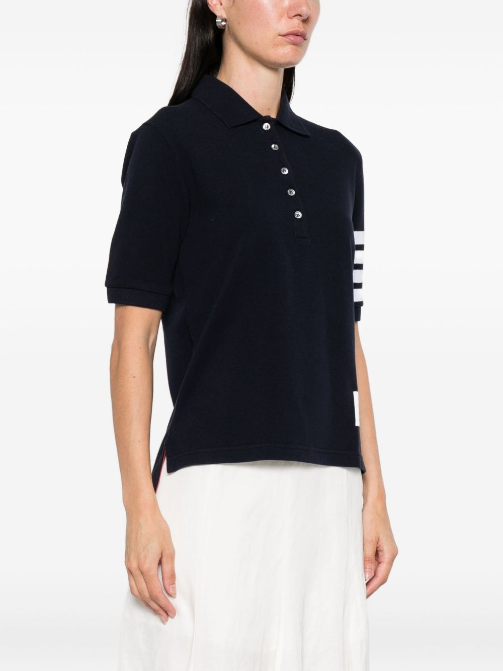 Thom Browne Women Cotton Polo Shirt THOM BROWNE