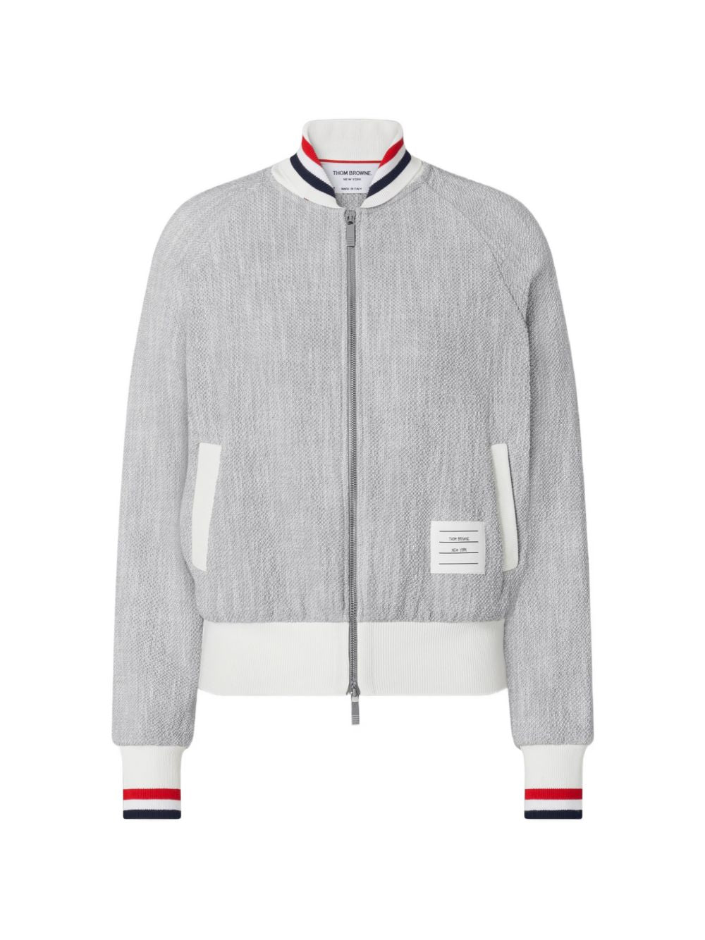 Thom Browne Women Rwb Cotton Bomber Jacket THOM BROWNE
