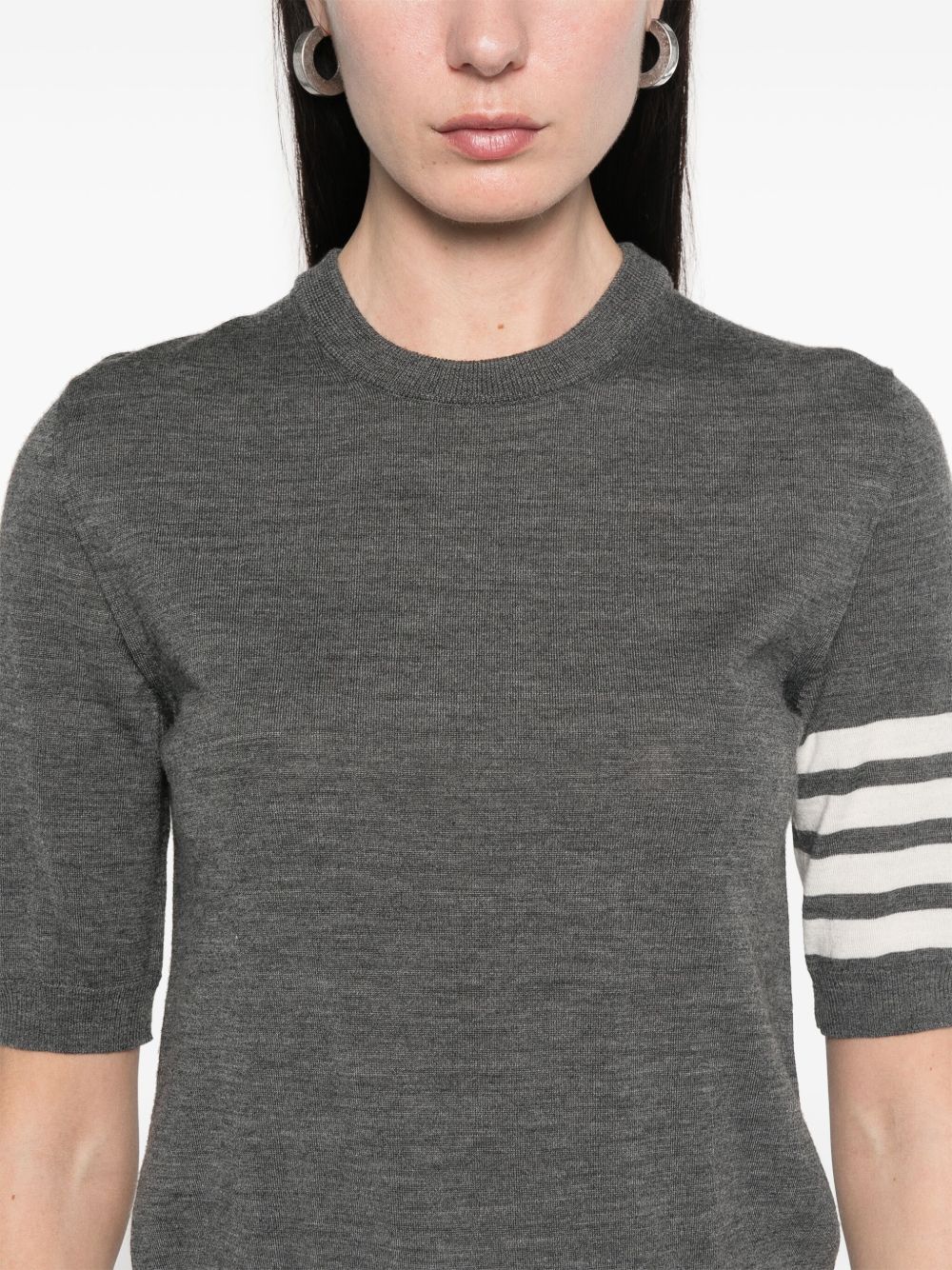 Thom Browne Women Wool Crewneck Sweater THOM BROWNE