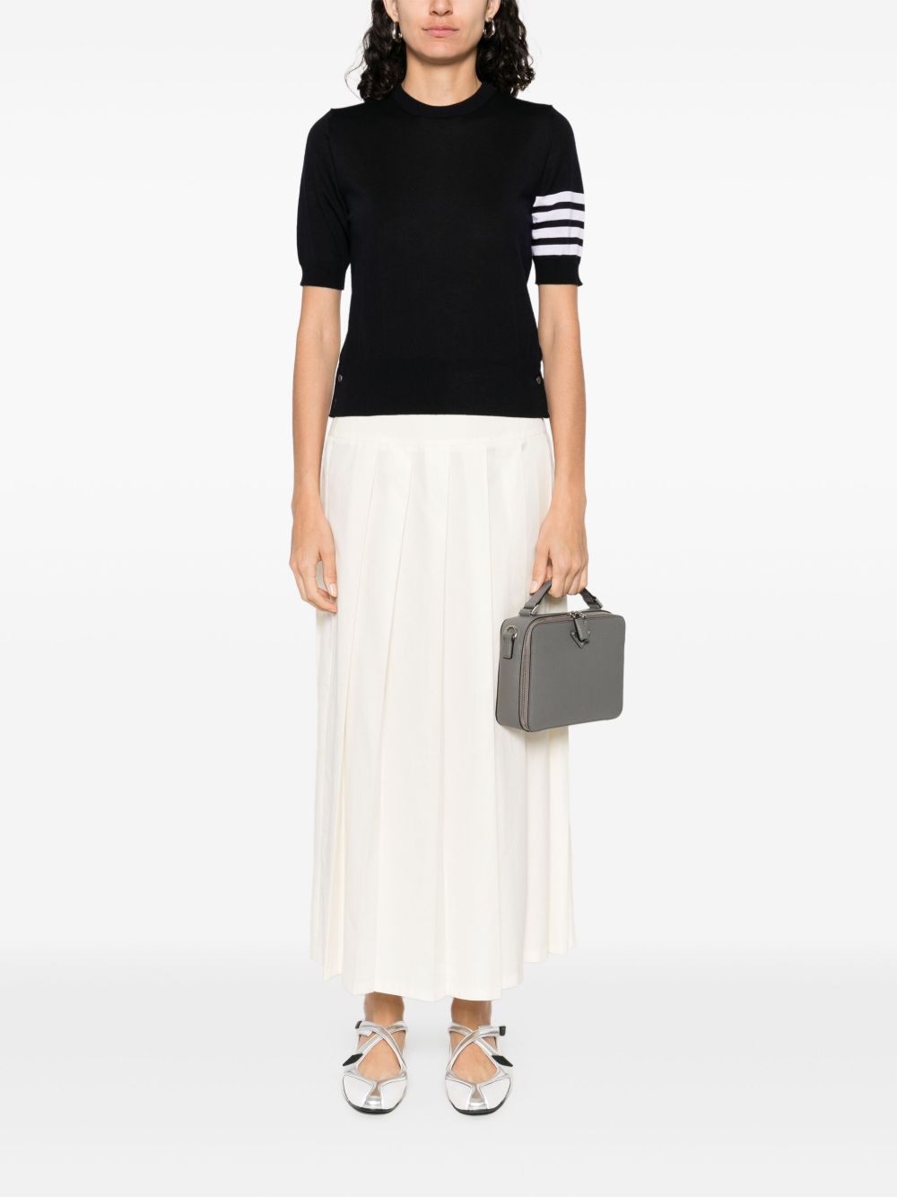 Thom Browne Women Wool Crewneck Sweater THOM BROWNE