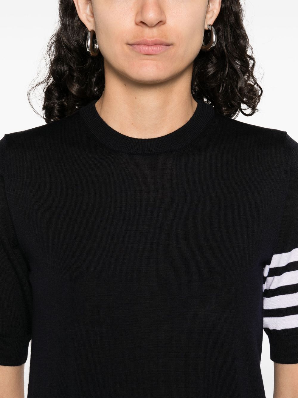 Thom Browne Women Wool Crewneck Sweater THOM BROWNE