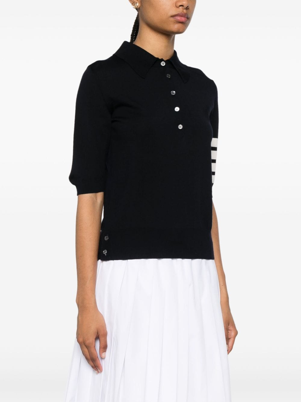 Thom Browne Women Wool Polo Shirt THOM BROWNE