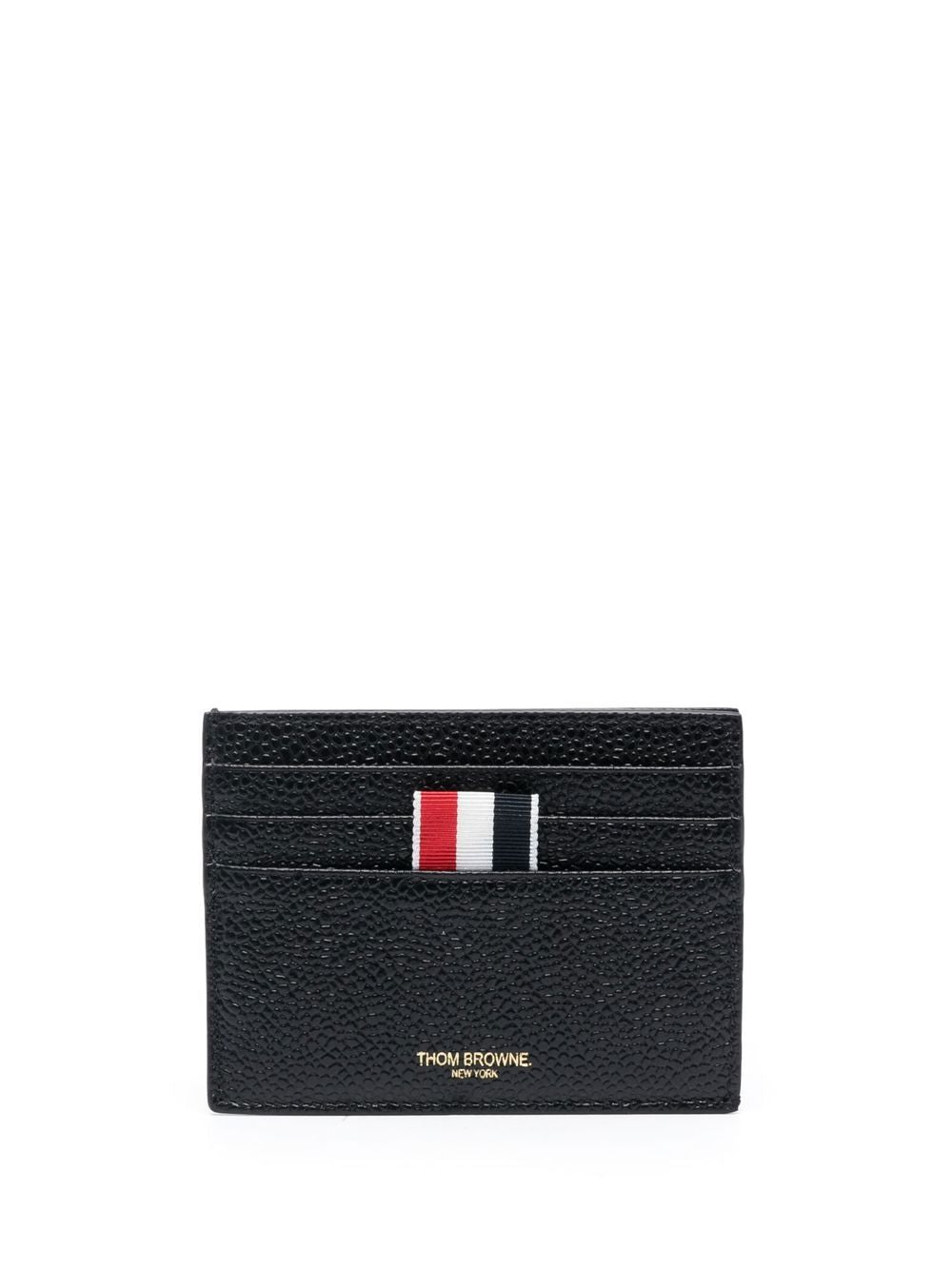 Thom Browne Men Leather Credit Card Case THOM BROWNE