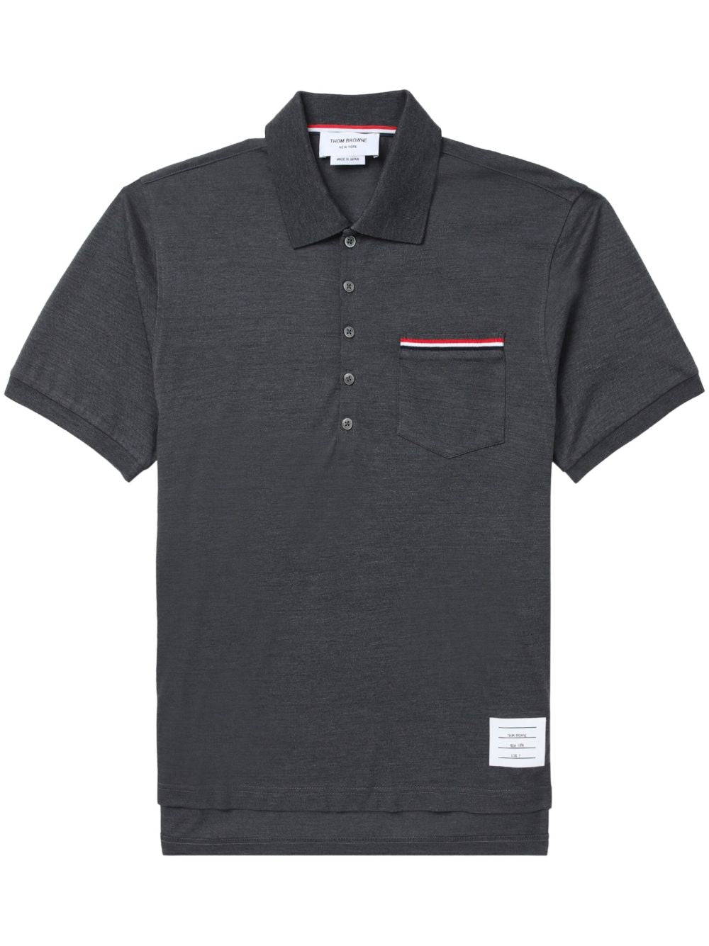 Thom Browne Men Cotton Polo Shirt THOM BROWNE
