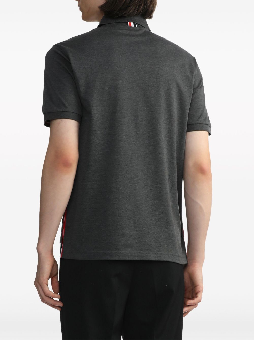 Thom Browne Men Cotton Polo Shirt THOM BROWNE