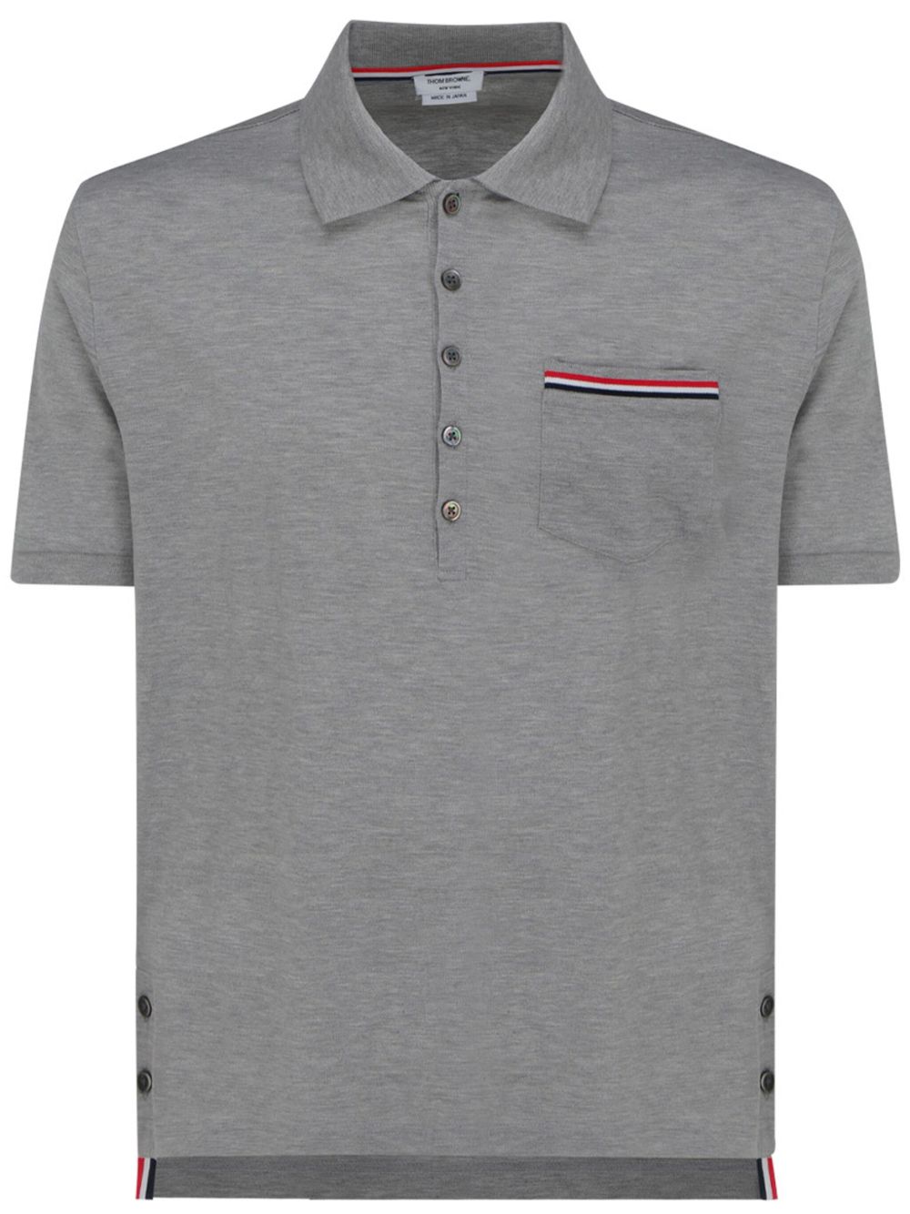 Thom Browne Men Cotton Polo Shirt THOM BROWNE