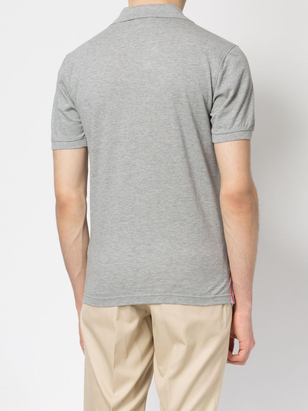 Thom Browne Men Cotton Polo Shirt THOM BROWNE