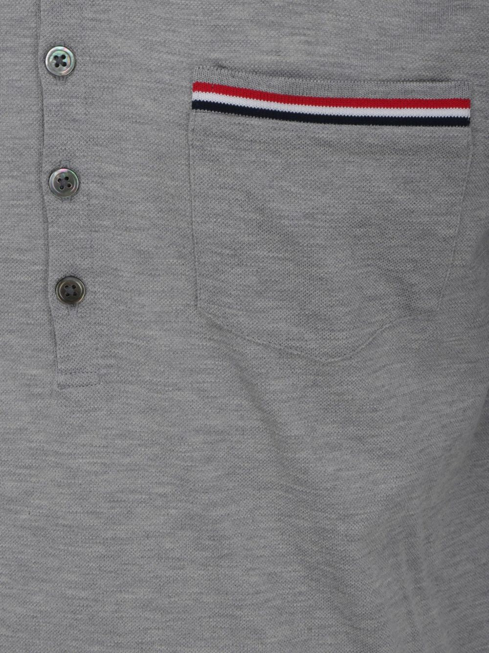 Thom Browne Men Cotton Polo Shirt THOM BROWNE
