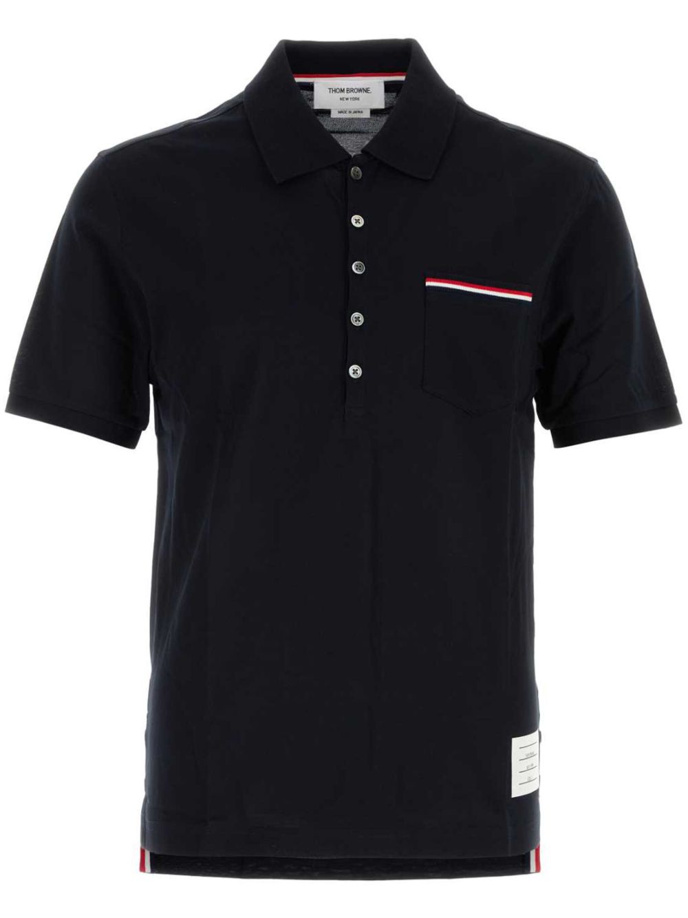 Thom Browne Men Cotton Polo Shirt THOM BROWNE