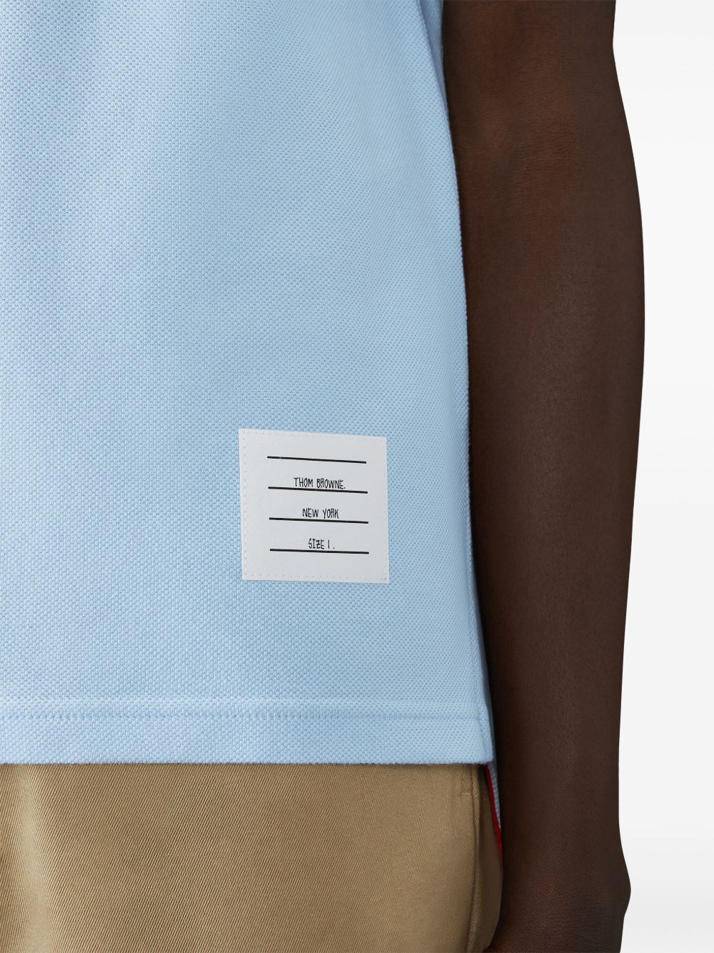 Thom Browne Men Cotton Polo Shirt THOM BROWNE