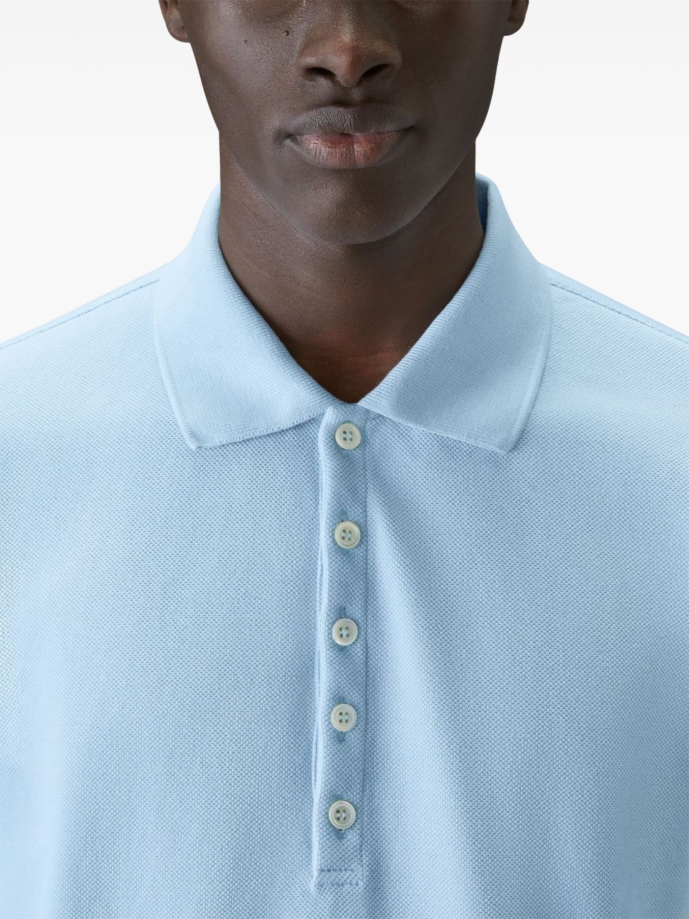 Thom Browne Men Cotton Polo Shirt THOM BROWNE
