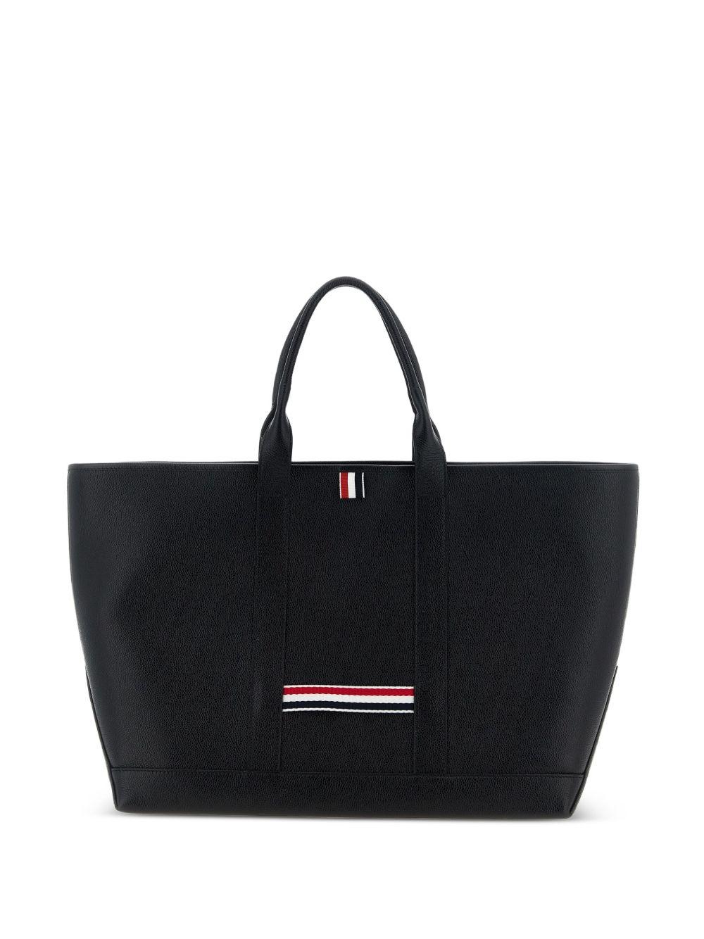 Thom Browne Men Leather Medium Tote Bag THOM BROWNE