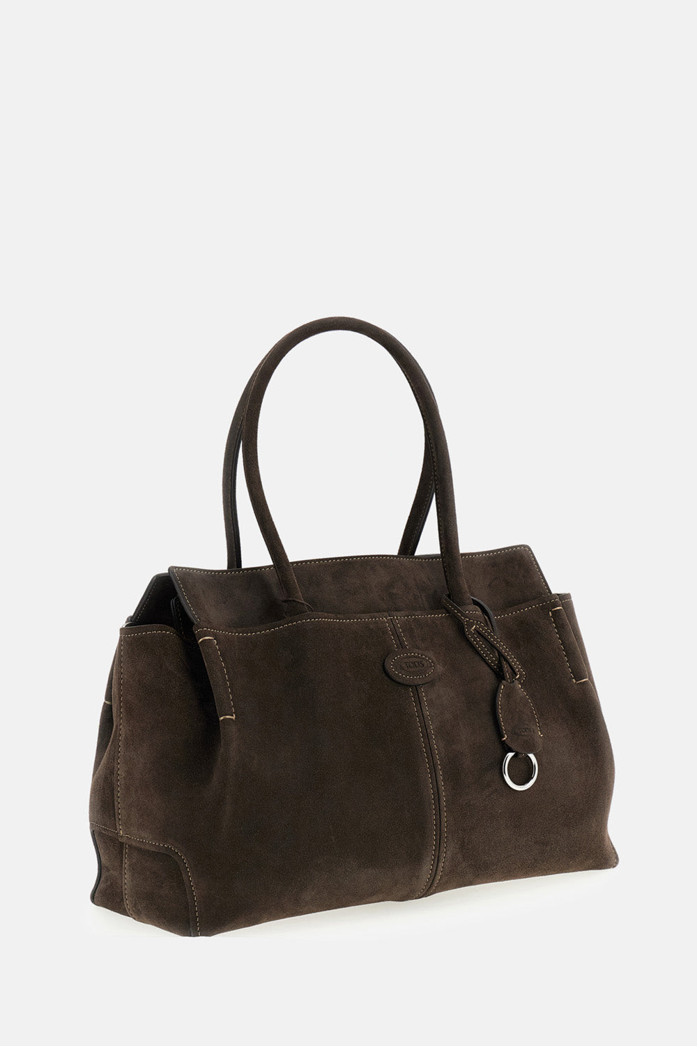 Tod's Women Medium Suede Leather Shopping Bag TOD'S