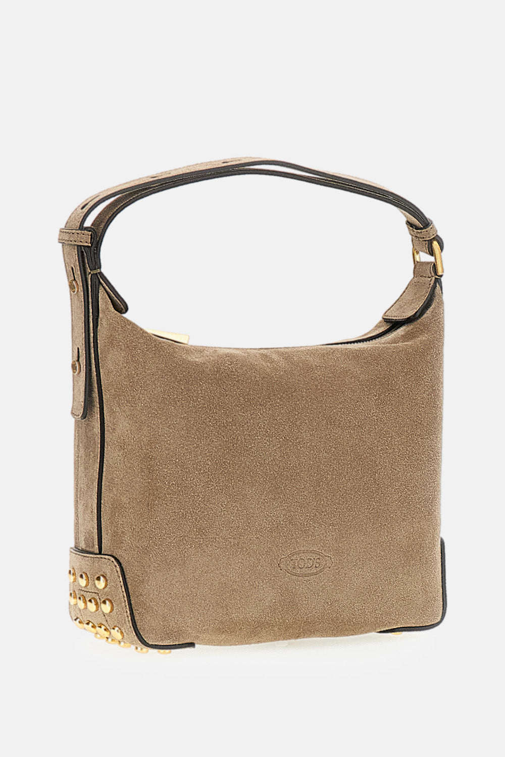 Tod's Women Gmt Sacca Mini Metal Dots In Suede Bag TOD'S
