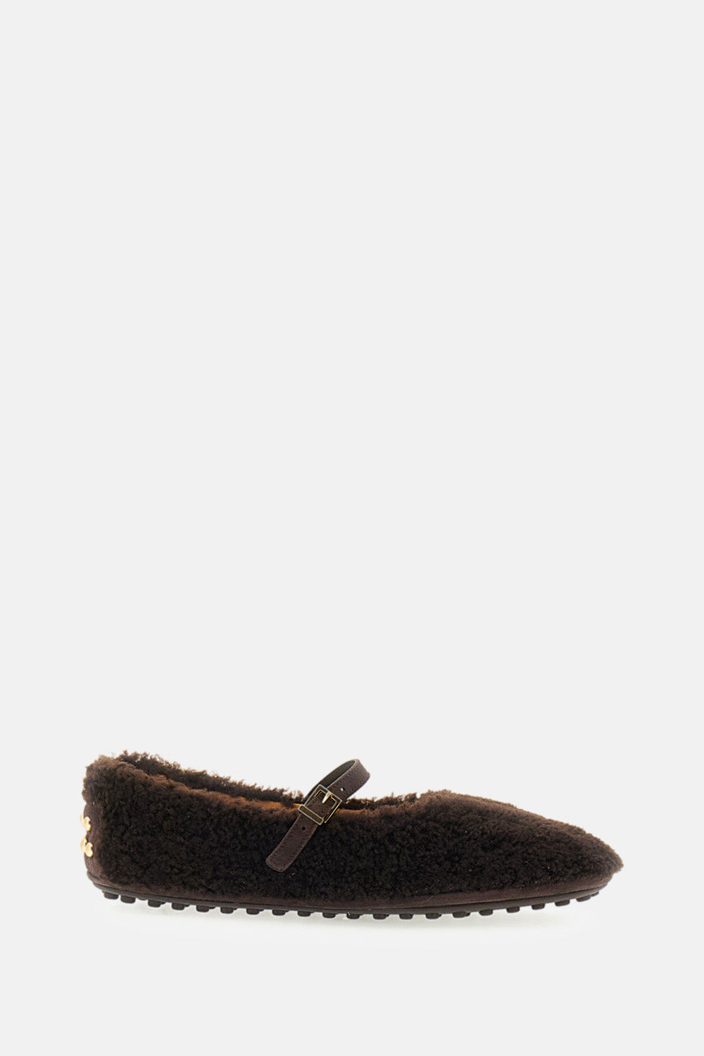 Tod's Women Shearling And Suede Leather Ballerina Flats TOD'S