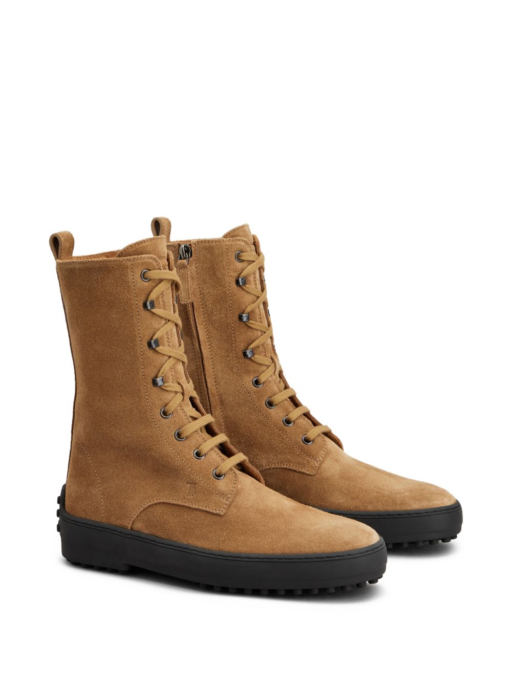 Tod's Women Gommino Leather Laced Boots