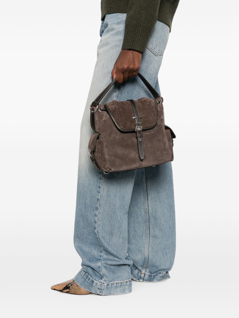 Tod's Women T Timless Mini Leather Backpack TOD'S