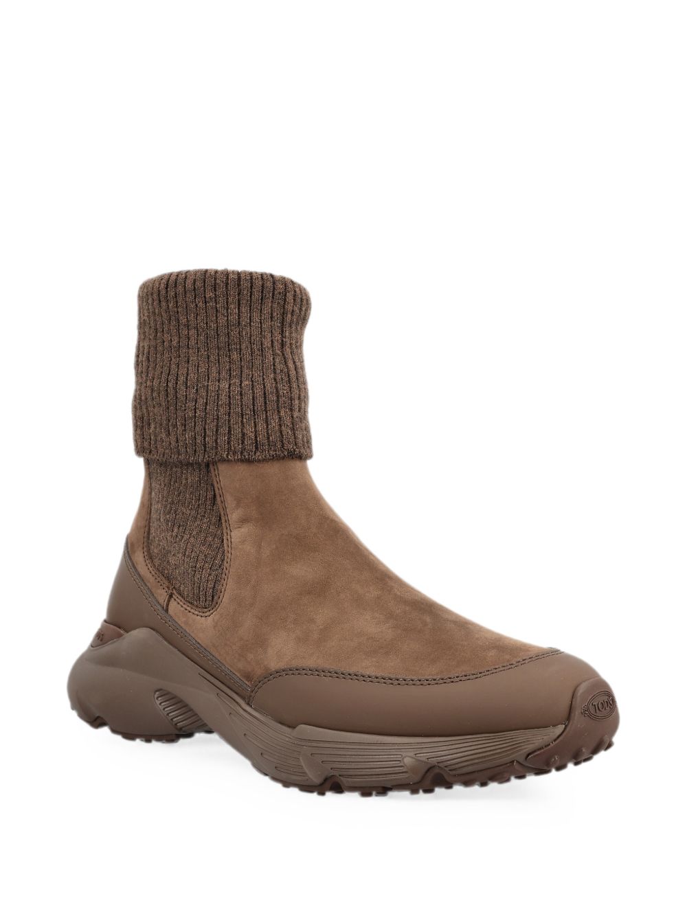 Tod's Women Leather Knitted Chelsea Boots TOD'S