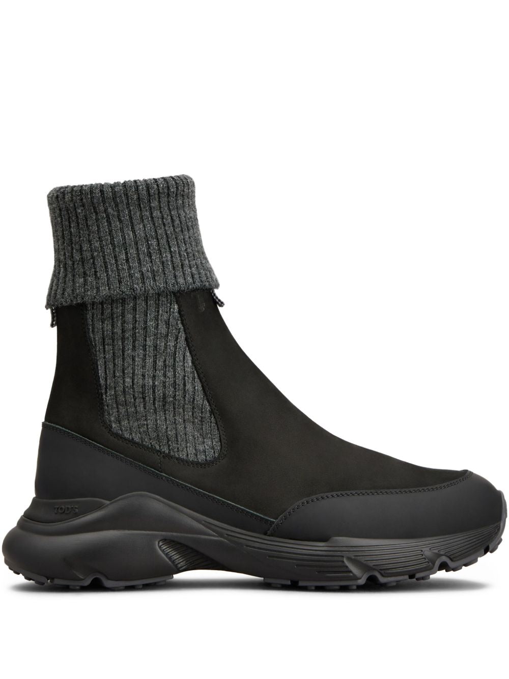 Tod's Women Leather Knitted Chelsea Boots TOD'S