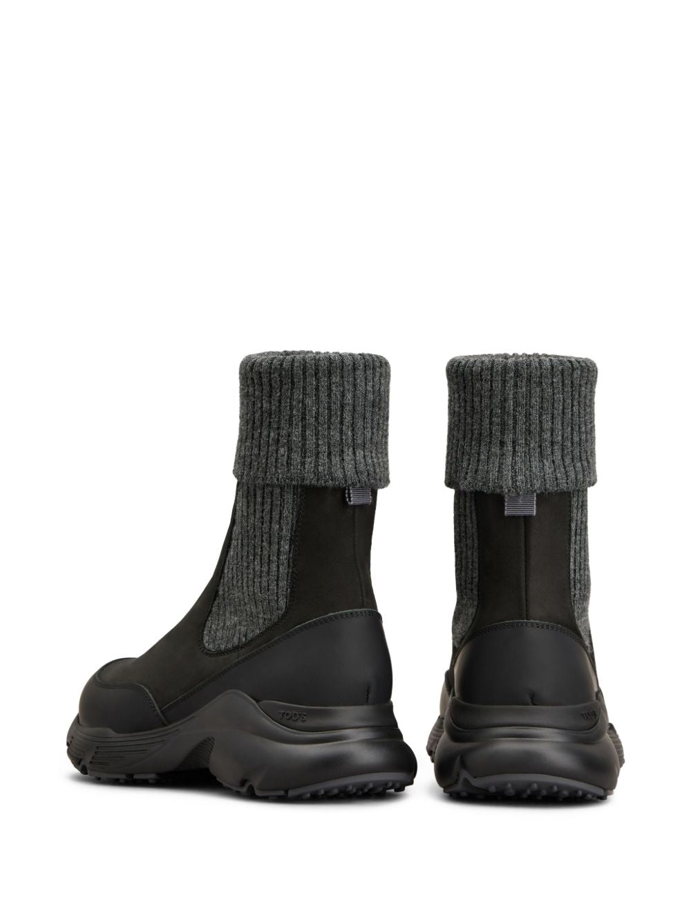 Tod's Women Leather Knitted Chelsea Boots TOD'S