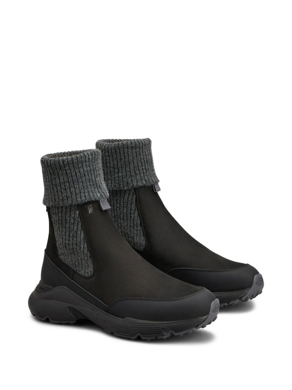Tod's Women Leather Knitted Chelsea Boots TOD'S